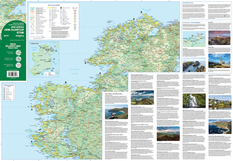 Aper&ccedil;u du contenu_Wild Atlantic Way Pocket Map