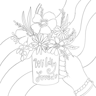 Aperçu du contenu 3_Wildly Loved Coloring Book