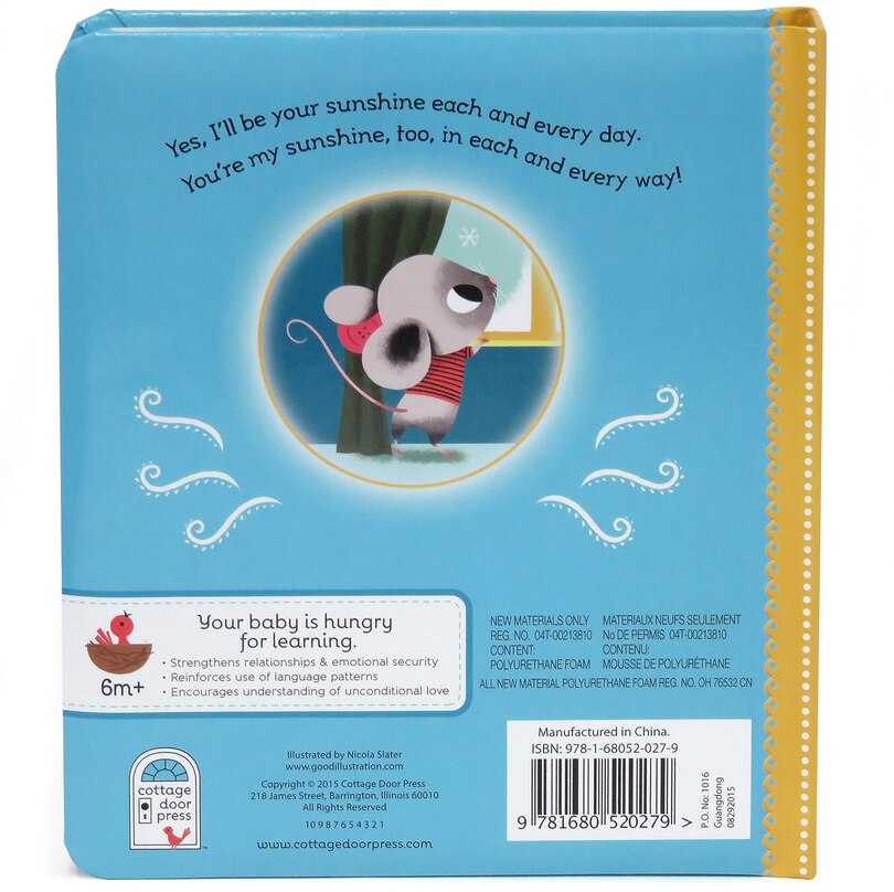 Couverture arri&egrave;re_Will You Be My Sunshine