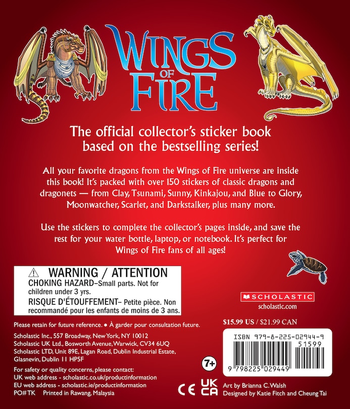 Back cover_Wings of Fire: The Official Stickerpedia