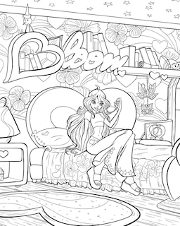 Sample content 2_Winx Club: The Official Coloring Book