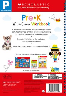 Back cover_Wipe-Clean Workbooks Wipe-Clean Workbook Pre-K