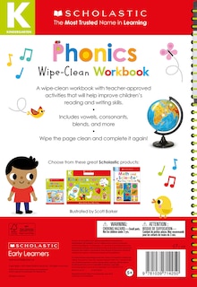 Back cover_Wipe-Clean Workbooks Wipe-Clean Workbook Kindergarten Phonics