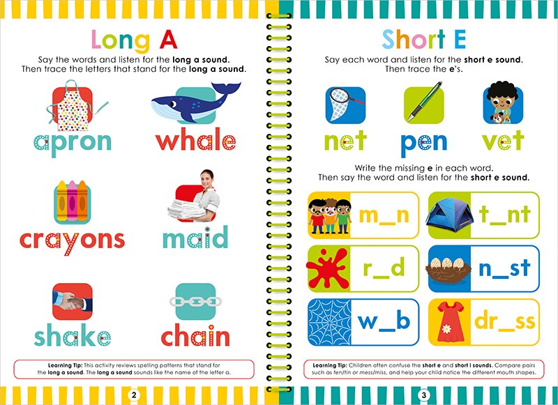 Sample content_Wipe-Clean Workbooks Wipe-Clean Workbook Kindergarten Phonics