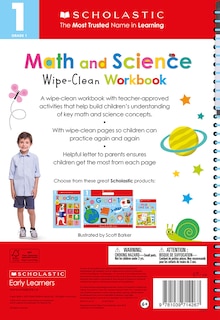 Couverture arri&egrave;re_Wipe-Clean Workbooks Wipe-Clean Workbook Grade 1 Math and Science