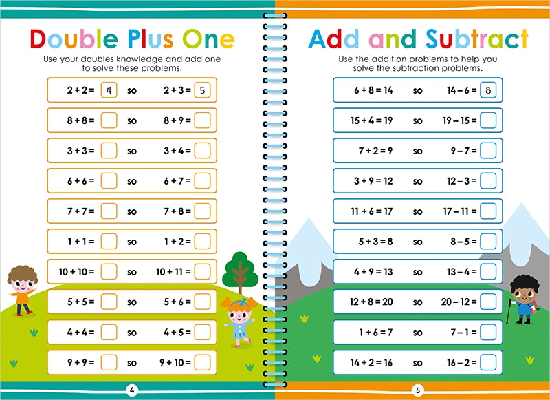 Aper&ccedil;u du contenu 2_Wipe-Clean Workbooks Wipe-Clean Workbook Grade 1 Math and Science