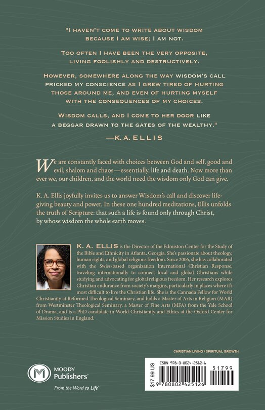 Back cover_Wisdom's Call