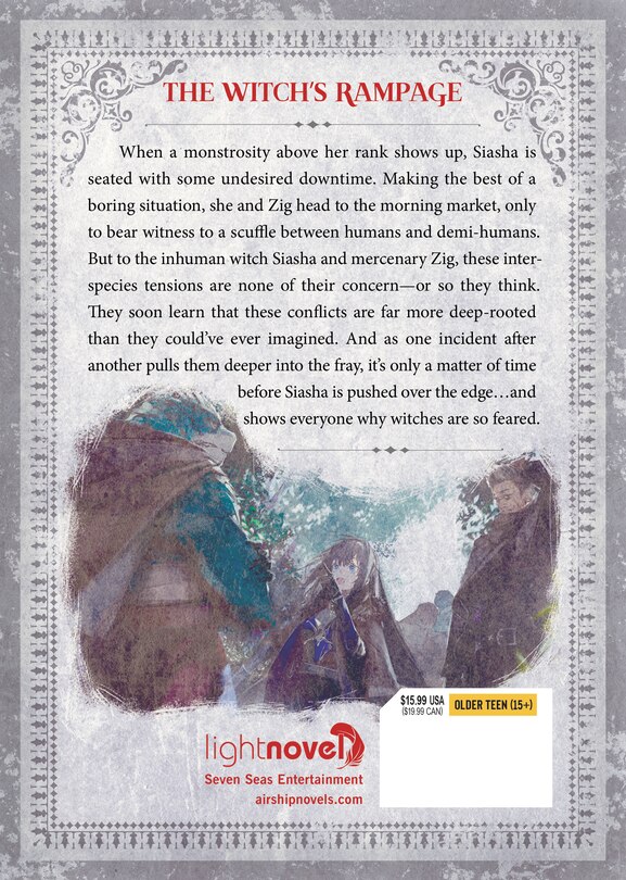 Back cover_Witch and Mercenary (Light Novel) Vol. 3