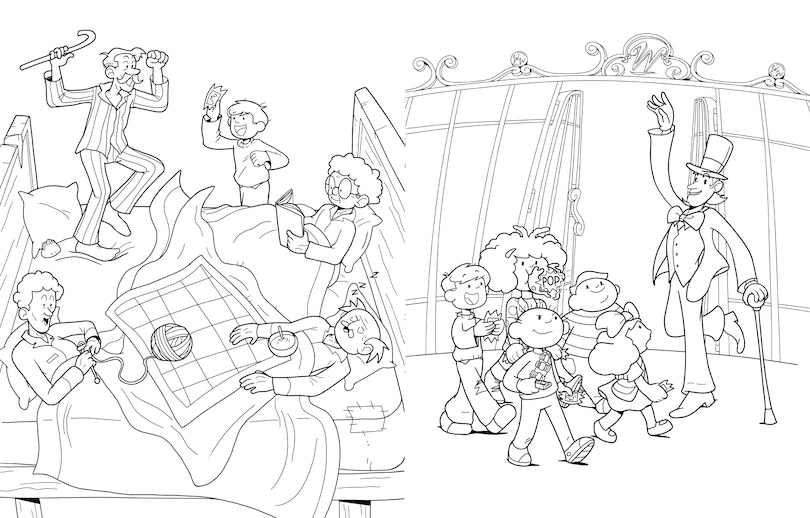 Sample content 3_Wonka's Whipple-Scrumptious Coloring Adventure