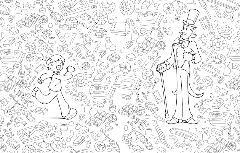 Sample content 5_Wonka's Whipple-Scrumptious Coloring Adventure