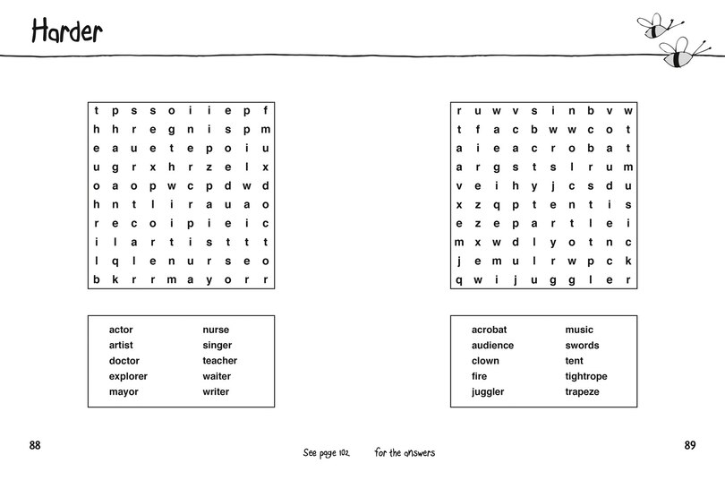 Sample content 3_Wordsearches For Kids (collins Brain Buster)