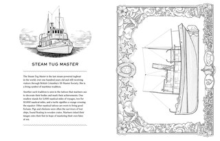 Sample content 2_Working Boats Coloring Book (Coloring Books for Kids Ages 8-12)