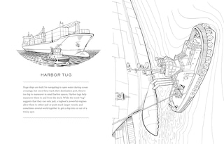 Sample content 4_Working Boats Coloring Book (Coloring Books for Kids Ages 8-12)