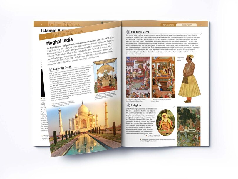 Aper&ccedil;u du contenu_World History - Renaissance : Knowledge Encyclopedia For Children