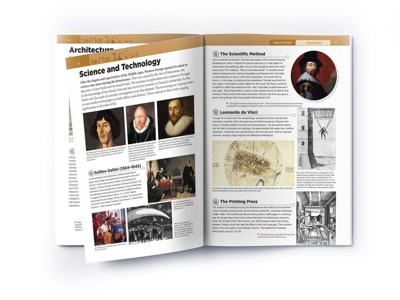Aper&ccedil;u du contenu 3_World History - Renaissance : Knowledge Encyclopedia For Children