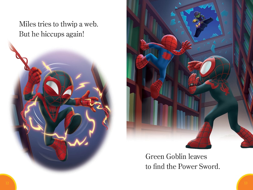 Aperçu du contenu 2_World of Reading: Spidey and His Amazing Friends: Super Hero Hiccups