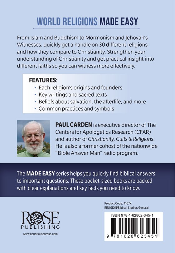 Back cover_World Religions Made Easy