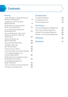 Aperçu du contenu_Worlds and Lives Poetry Cluster AQA GCSE 9-1 English Literature Revision Guide
