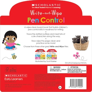 Back cover_Write and Wipe: Counting Write and Wipe: Pen Control