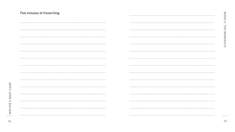Sample content 4_Writer’s Boot Camp: 30-Day Crash Course to Total Writing Fitness