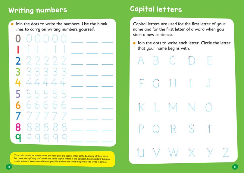 Aper&ccedil;u du contenu_Writing Workbook Ages 3-5