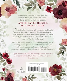 Couverture arrière_You Are Outrageously Blessed