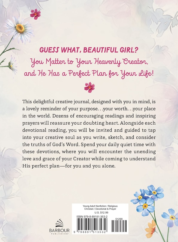 Couverture arri&egrave;re_You Matter Creative Devotional Journal for Teen Girls