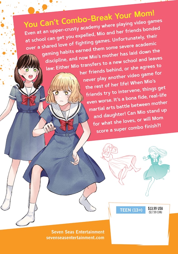 Couverture arrière_Young Ladies Don't Play Fighting Games Vol. 8
