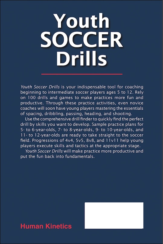 Couverture arri&egrave;re_Youth Soccer Drills