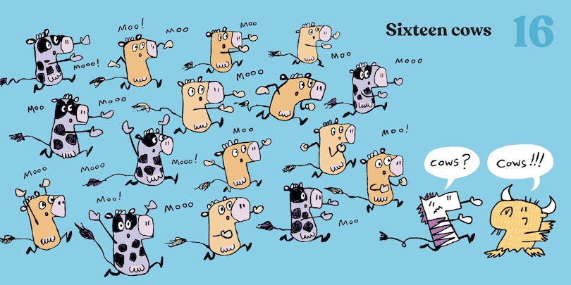 Aperçu du contenu 4_Zebra and Yak: The Backwards Counting Book