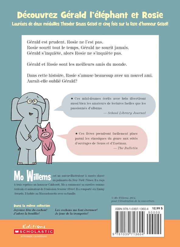 Couverture arrière_Éléphant et Rosie : Le nouvel ami de Rosie