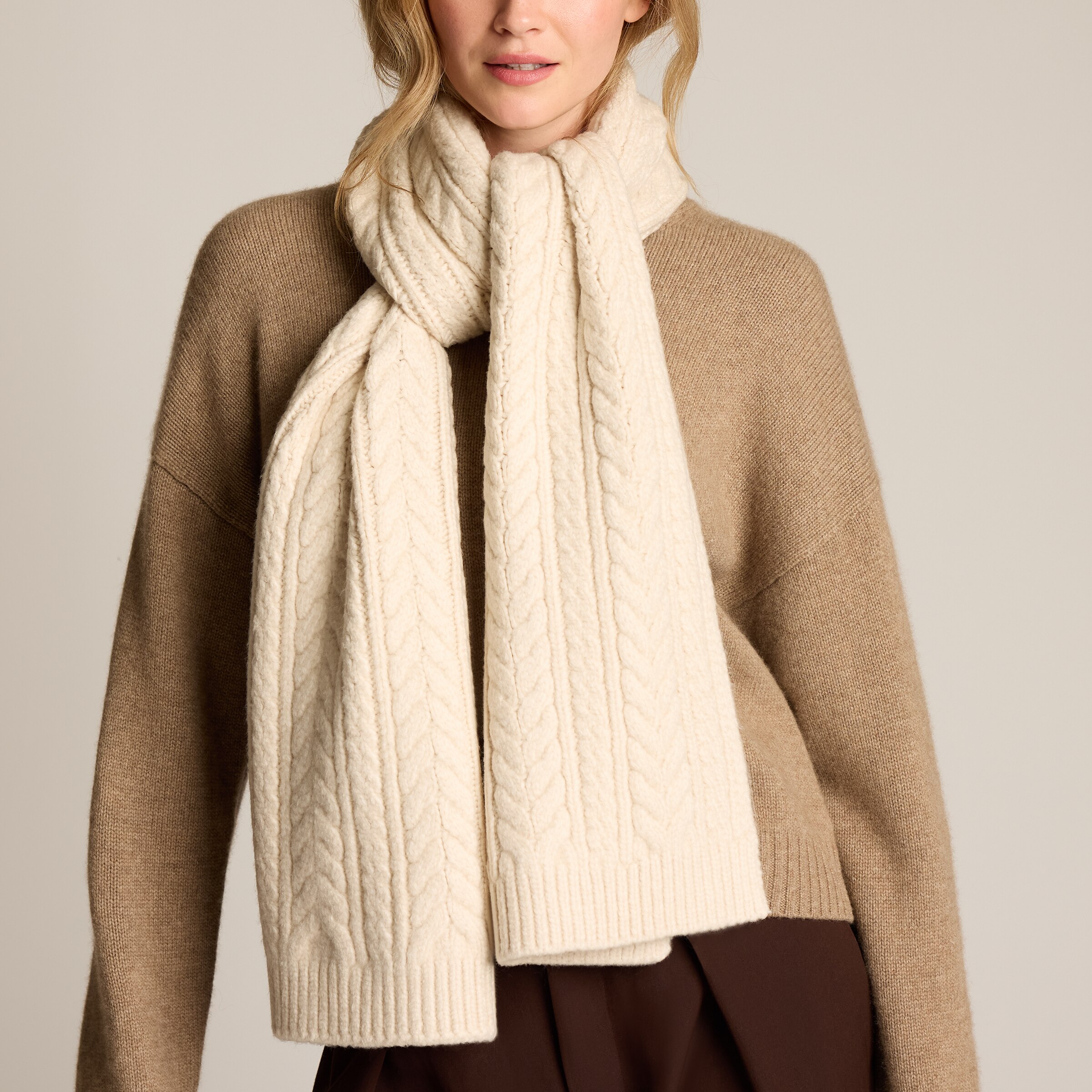 美品♡Deuxieme Classe Cable Scarf Deuxieme Classe（ドゥーズィエムクラス）の「Cable Scarf