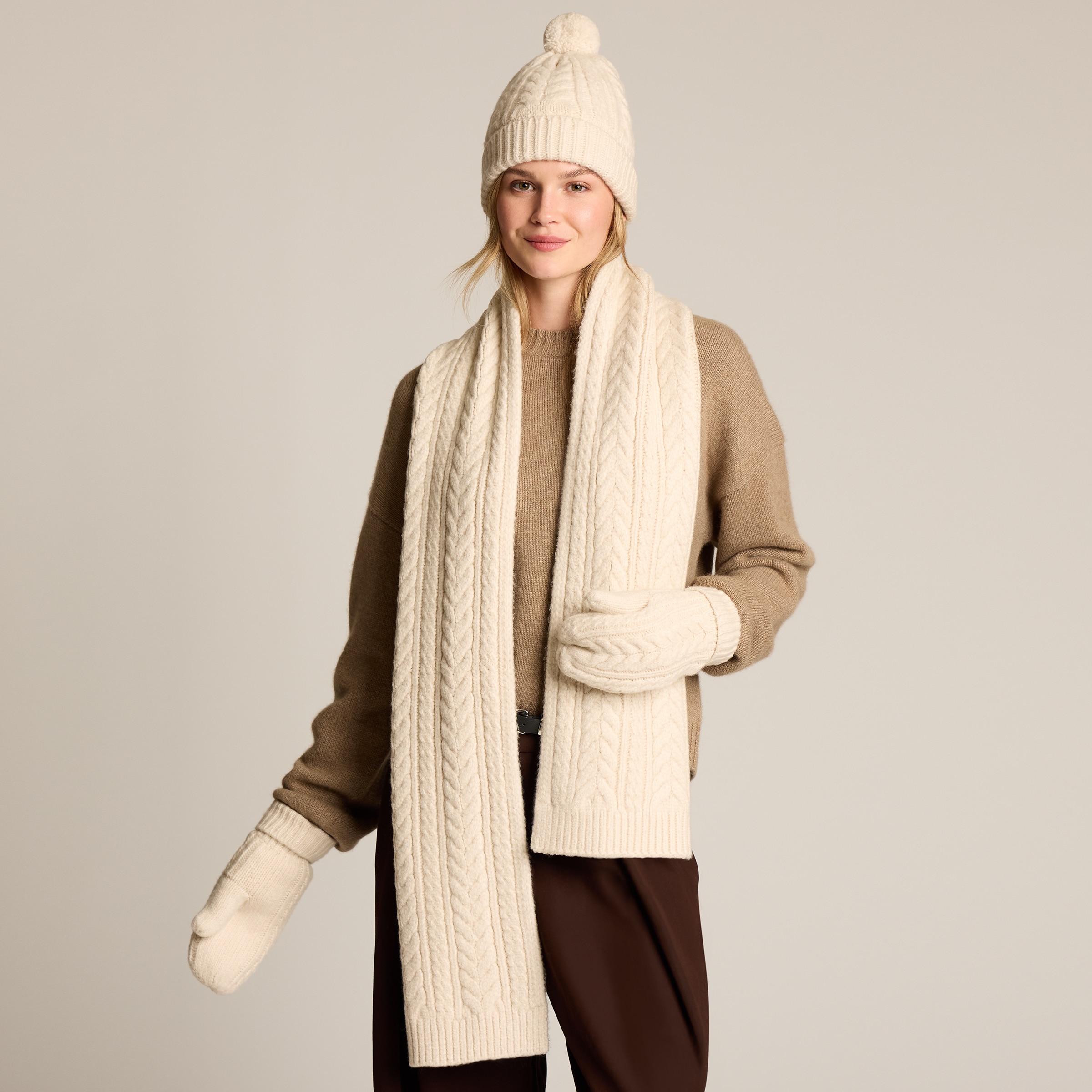 美品♡Deuxieme Classe Cable Scarf 美品♡Deuxieme Classe Cable Scarf