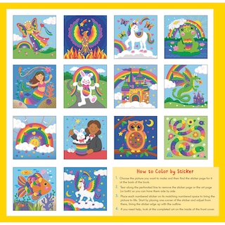 Colour By Sticker Rainbow Magic