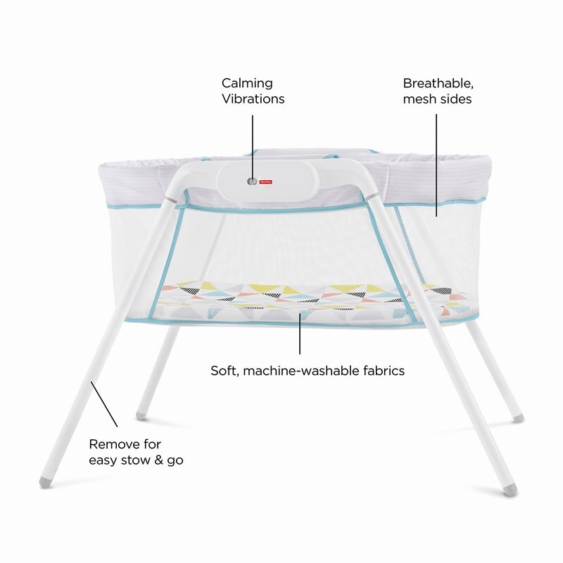 fisher price stow and go bassinet