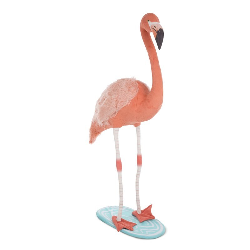 life size flamingo plush
