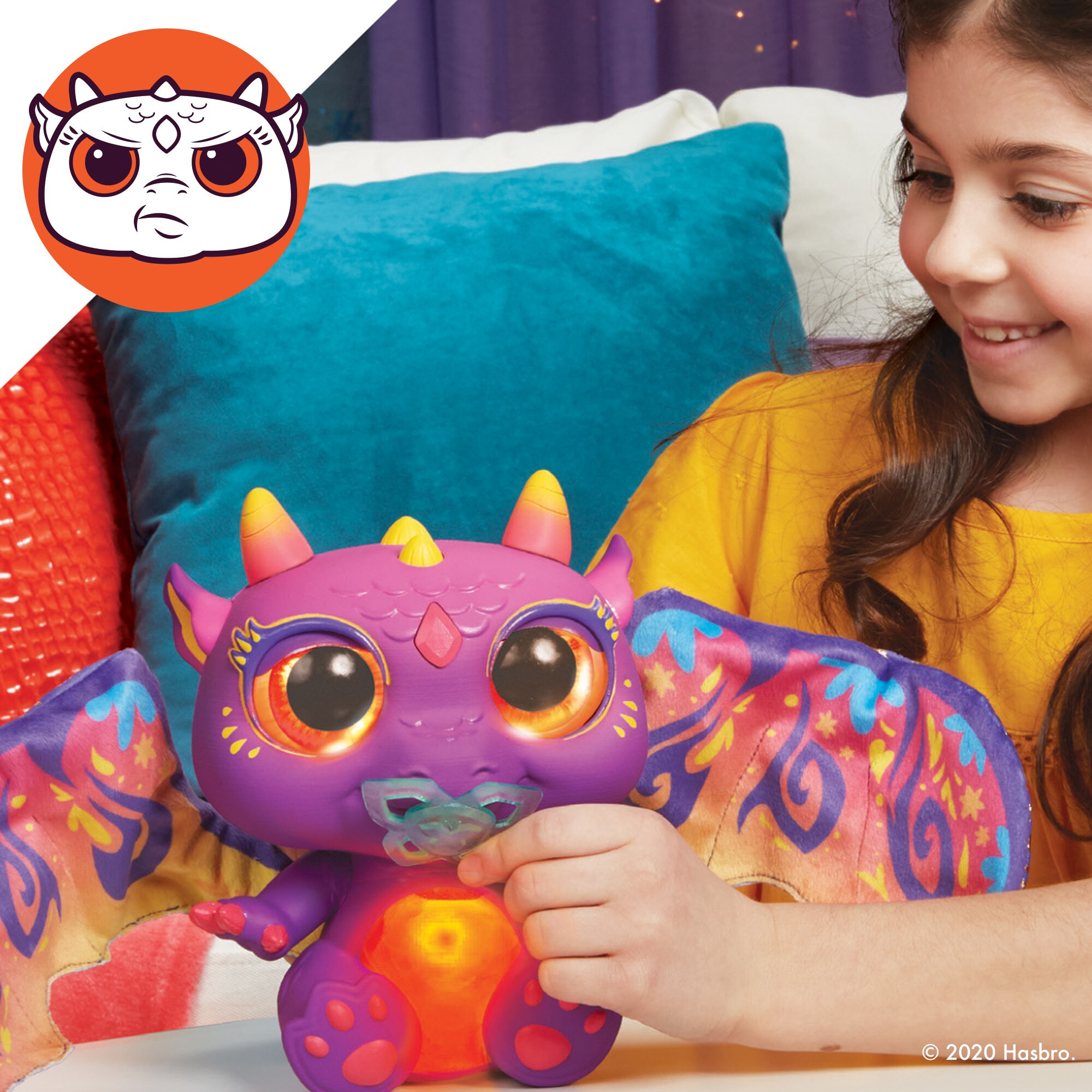 furreal moodwings baby dragon interactive pet toy