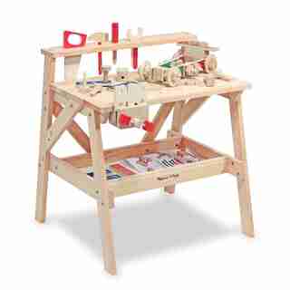 MELISSA & DOUG WOODEN PROJECT WORKBENCH