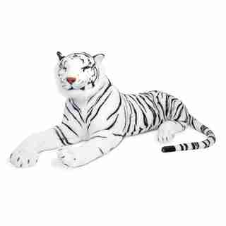Melissa & Doug Plush Animal Tiger White
