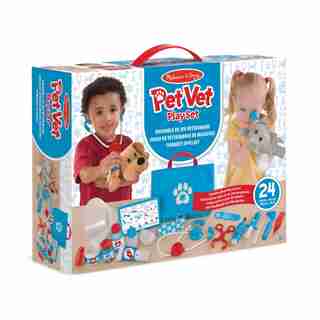 Melissa & Doug - Ensemble de jeu vétérinaire pour animaux de compagnie