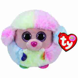 Ty Puffies - Rainbow Poodle