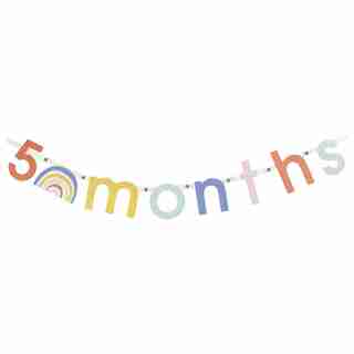 Milestone Letter Banner Kit - Rainbow