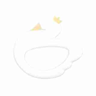 Bumkins Silicone Teether Swan