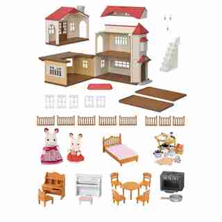 Callico Critters RED ROOF COUNTRY HOME GIFT SET