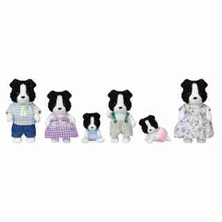 Calico Critters Border Collie Family