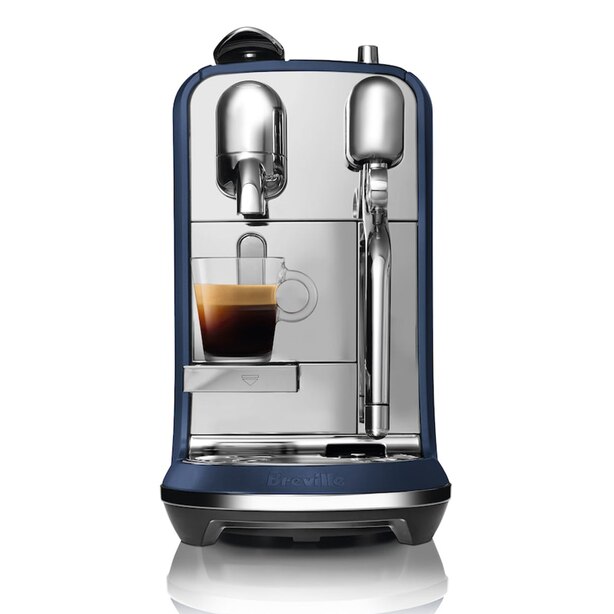 Nespresso Breville Creatista Plus Espresso Machine, Damson Blue by