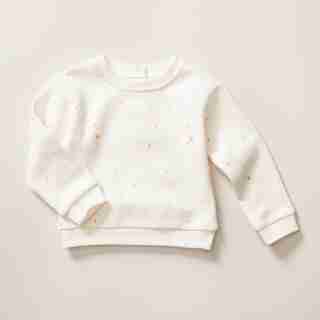 OVERSIZED SWEATSHIRT, ALL OVER PRINT 3-6 MONTHS