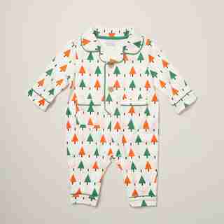 PLAY SUIT, TREE PRINT 12-18 MONTHS