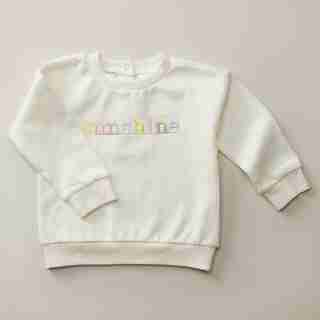 CREWNECK SWEATSHIRT, SUNSHINE 6-12 MONTHS