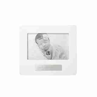SENTIMENT WELCOME BABY 4X6 WHITE